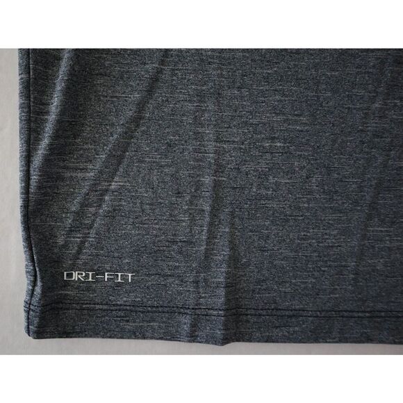 Nike Swim NESSC677 Men's Sz S Gray Heather Dri-FIT Hydroguard UPF 40+ S/S Shirt - Picture 5 of 8